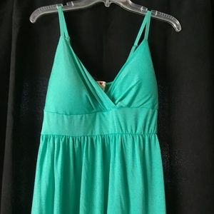 Mint green dress